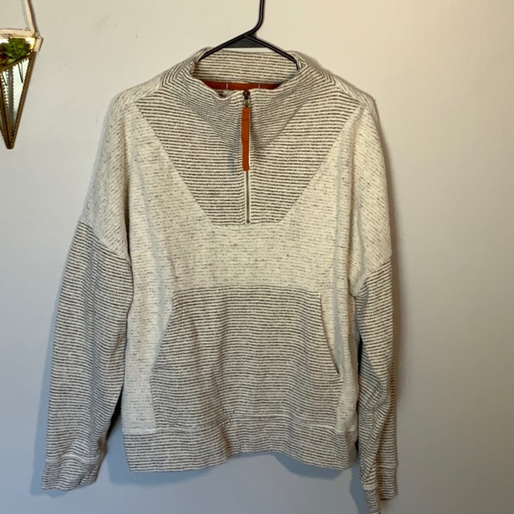 REI Hemp Quarter Zip Sweater